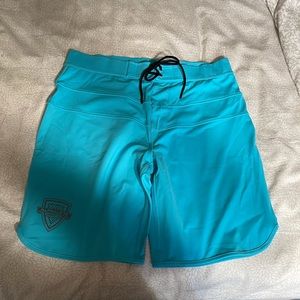 Alphalete Men's Athletic Shorts - Aqua Blue
